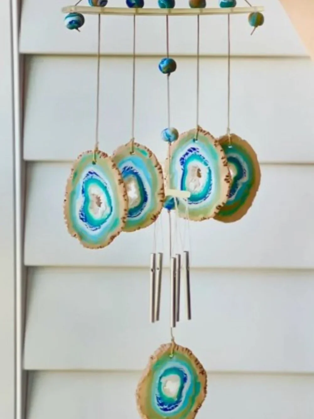 NEW Make Your Own Clay Geode Wind Chime DIY Craft Kit Toy CHRISTMAS GIFT Stockin